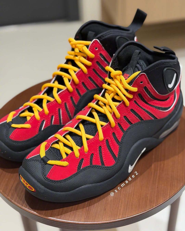 雷速体育直播官网-2026 Nike Air Bakin热火款实物曝光，哈达威等多位球星曾代言|里奇蒙德|蒂姆·哈达威|PJ塔克|实物现身|塔克_新浪体育_新浪新闻